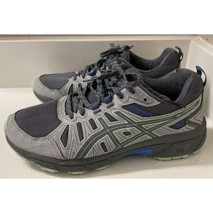 Asics Womens Gel Venture 7 1012A476 Gray Purple Running Shoes Sneakers Size 8.5